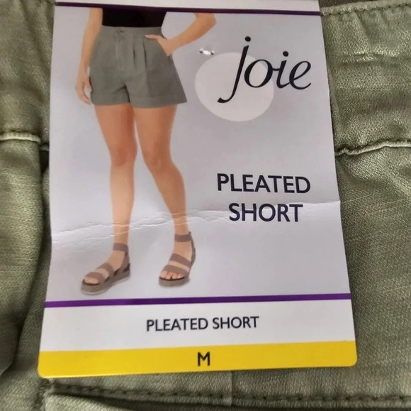 JOIE Womens Pleated Casual Shorts - Picture 6 of 8